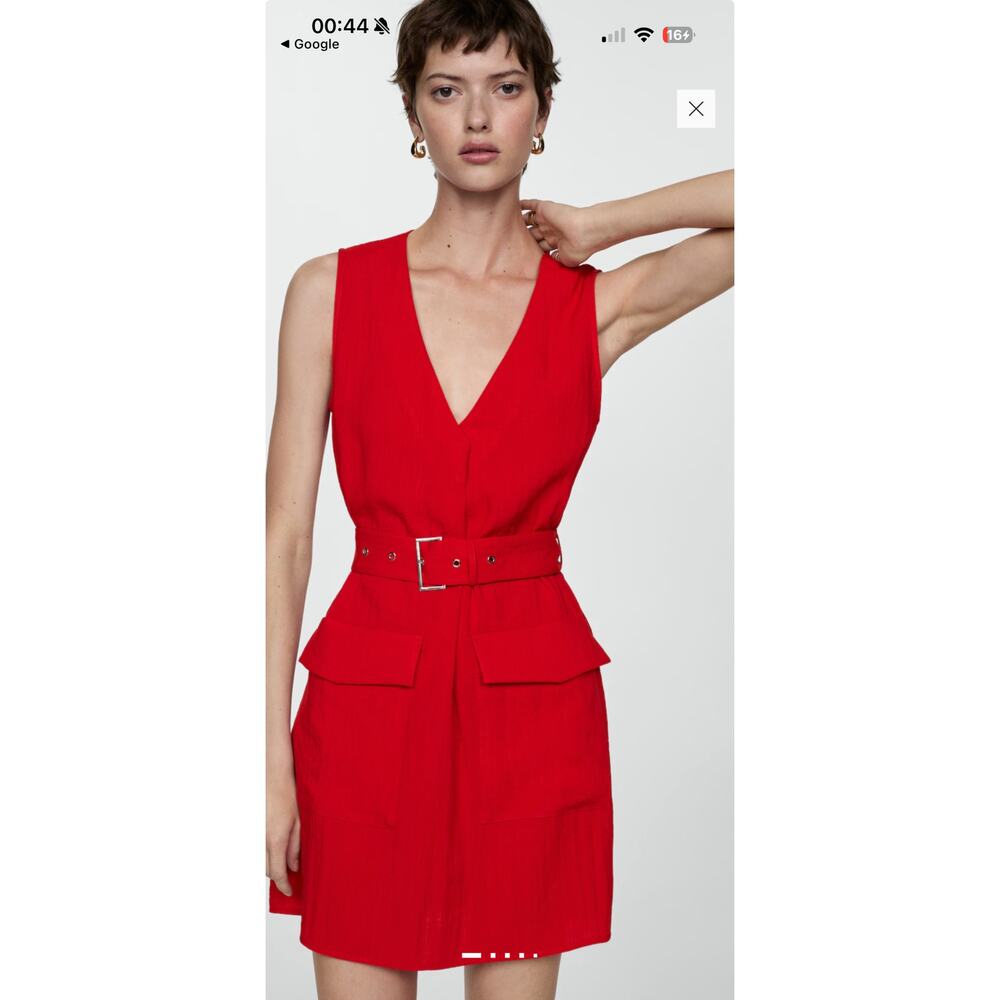 Mango Red Mini Dress - Picture 11 of 11